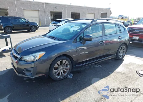 2012 Subaru Impreza 2.0I Sport Limited from USA, damaged, VIN JF1GPAR6XCH243074